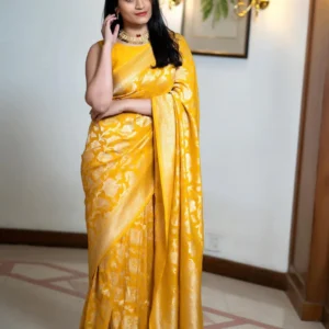 Lichi Silk Banarasi Saree